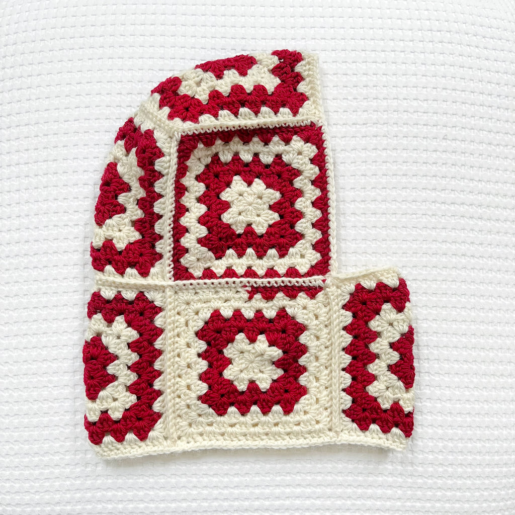 Balaclava - Snow & Cranberry - Normal Fit