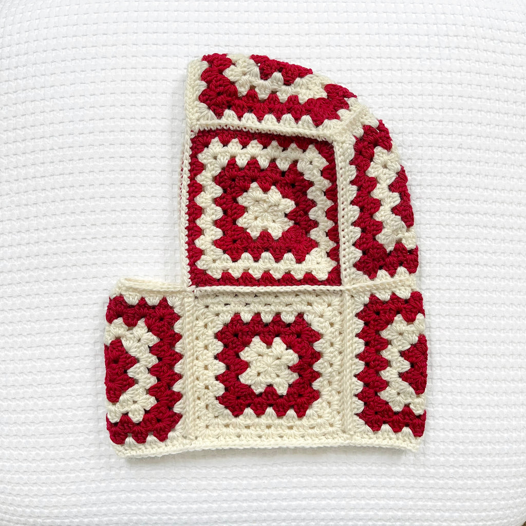 Balaclava - Snow & Cranberry - Normal Fit