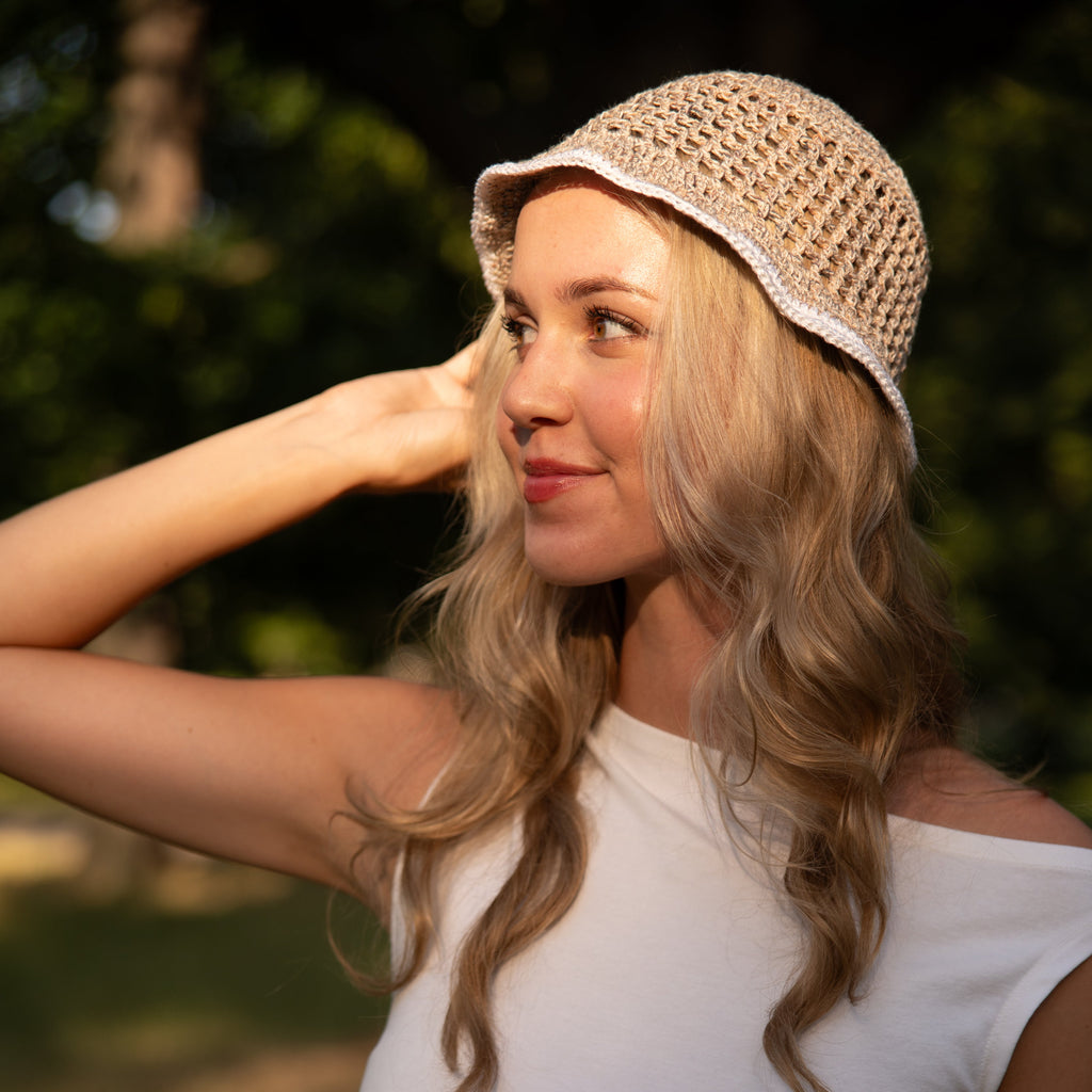 Bucket Hat - Sand - Smaller Size