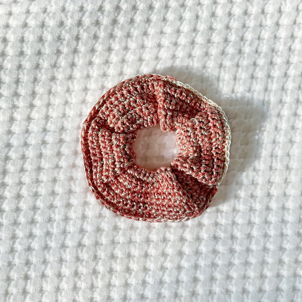 Eco Scrunchie - Rosegold Shine - Bigger size