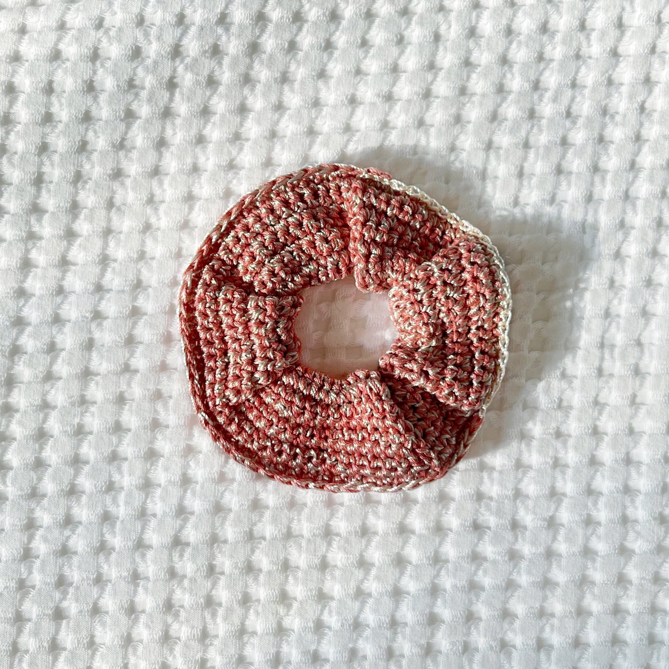 Eco Scrunchie - Rosegold Shine - Bigger size