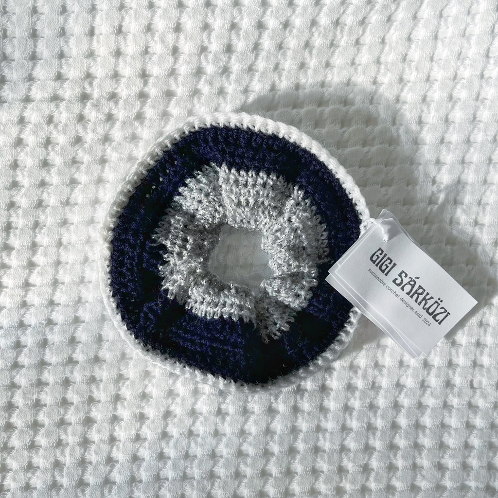 Eco Scrunchie - Rainy Day - Bigger size