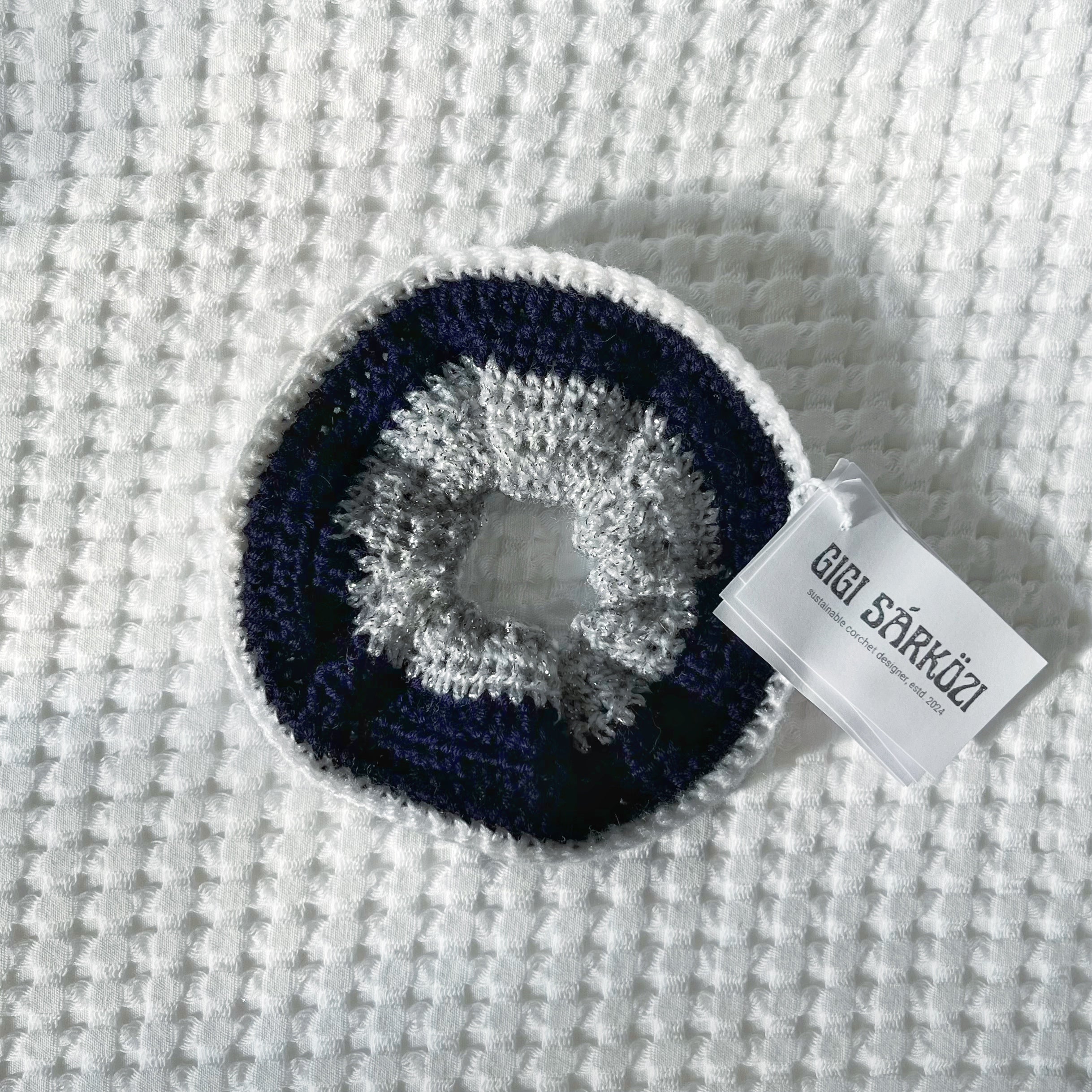 Eco Scrunchie - Rainy Day - Bigger size