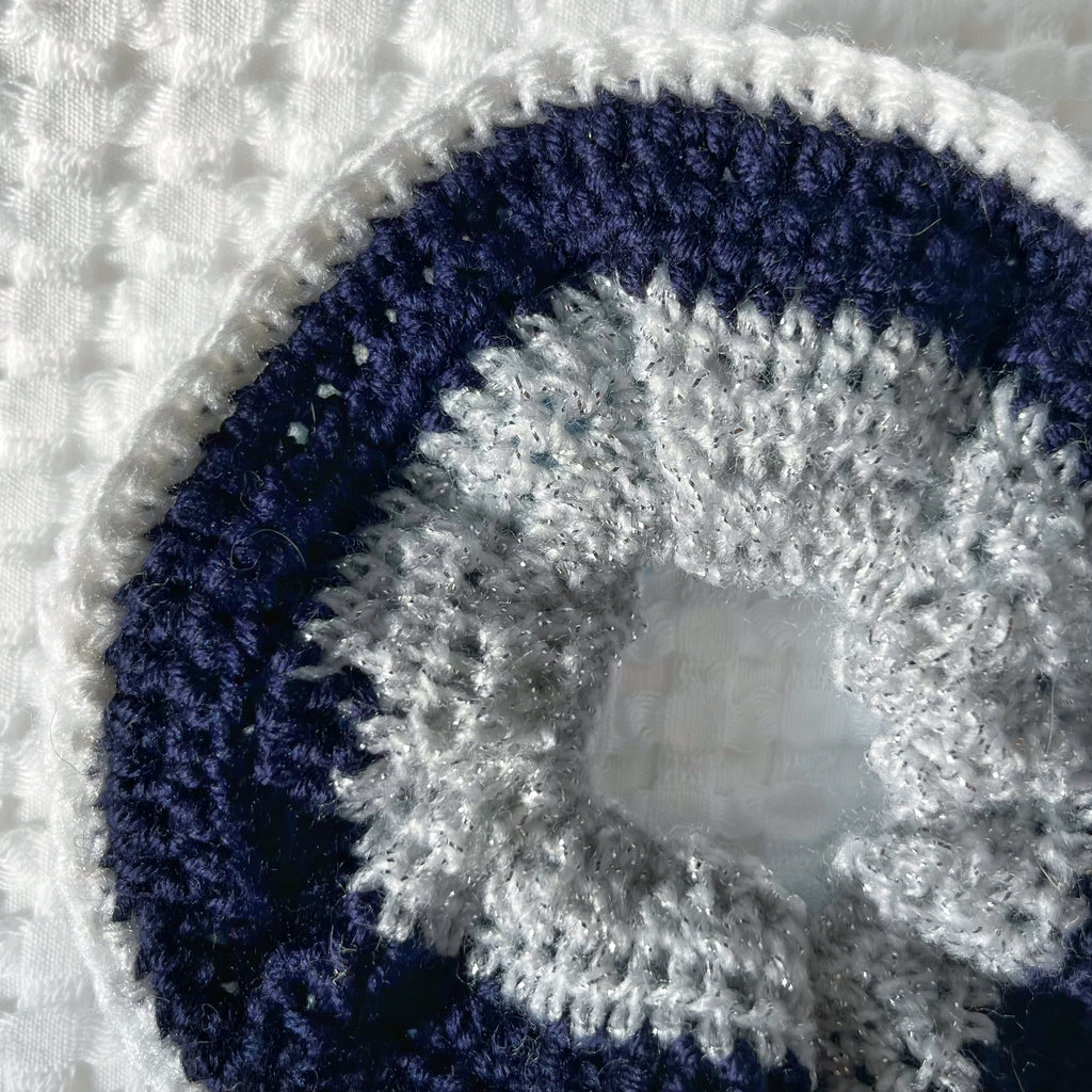 Eco Scrunchie - Rainy Day - Bigger size