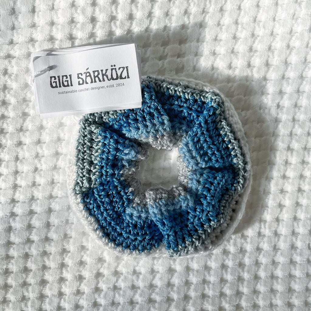 Eco Scrunchie - Rainy Day - Bigger size