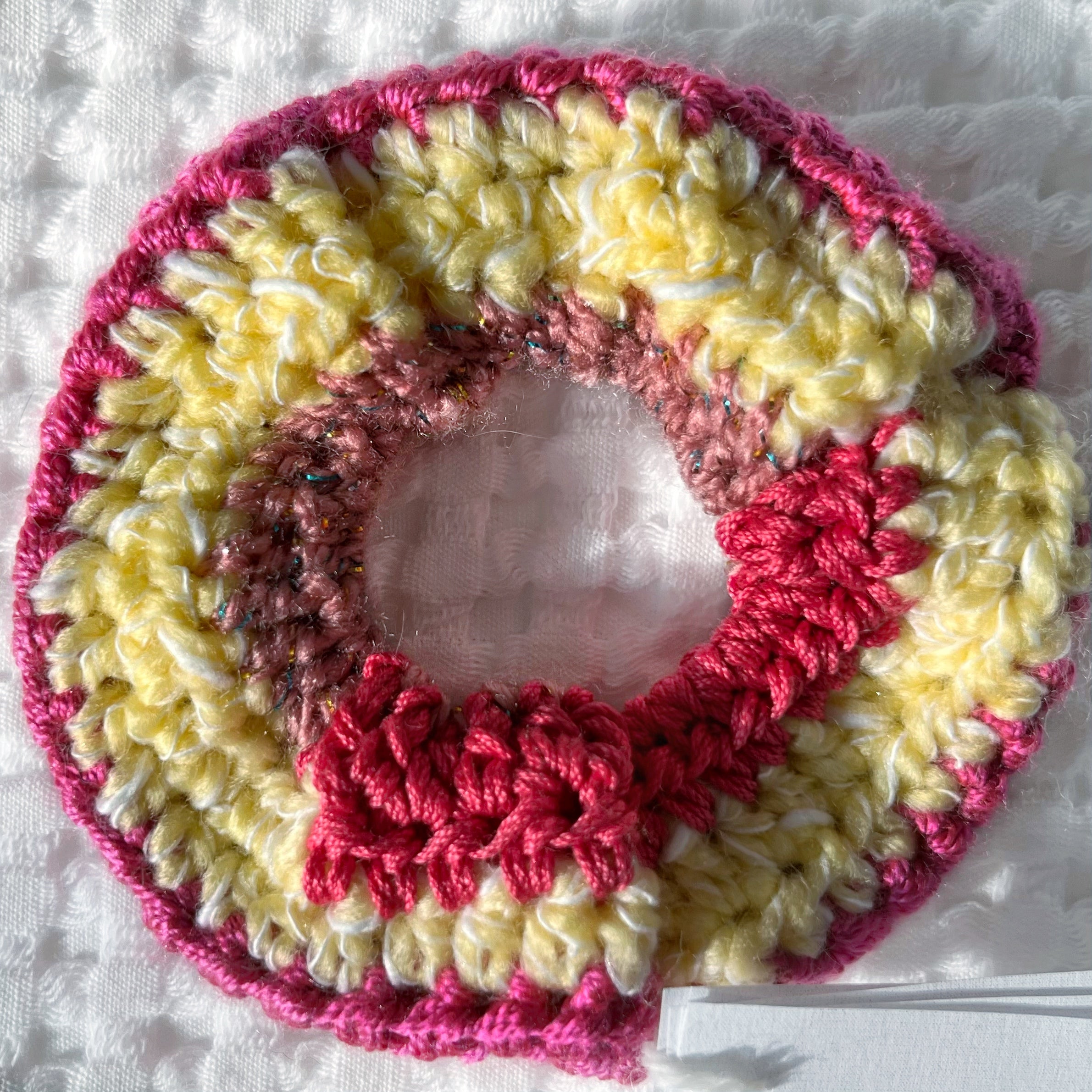 Eco Scrunchie - Rosebud Ring - Smaller size