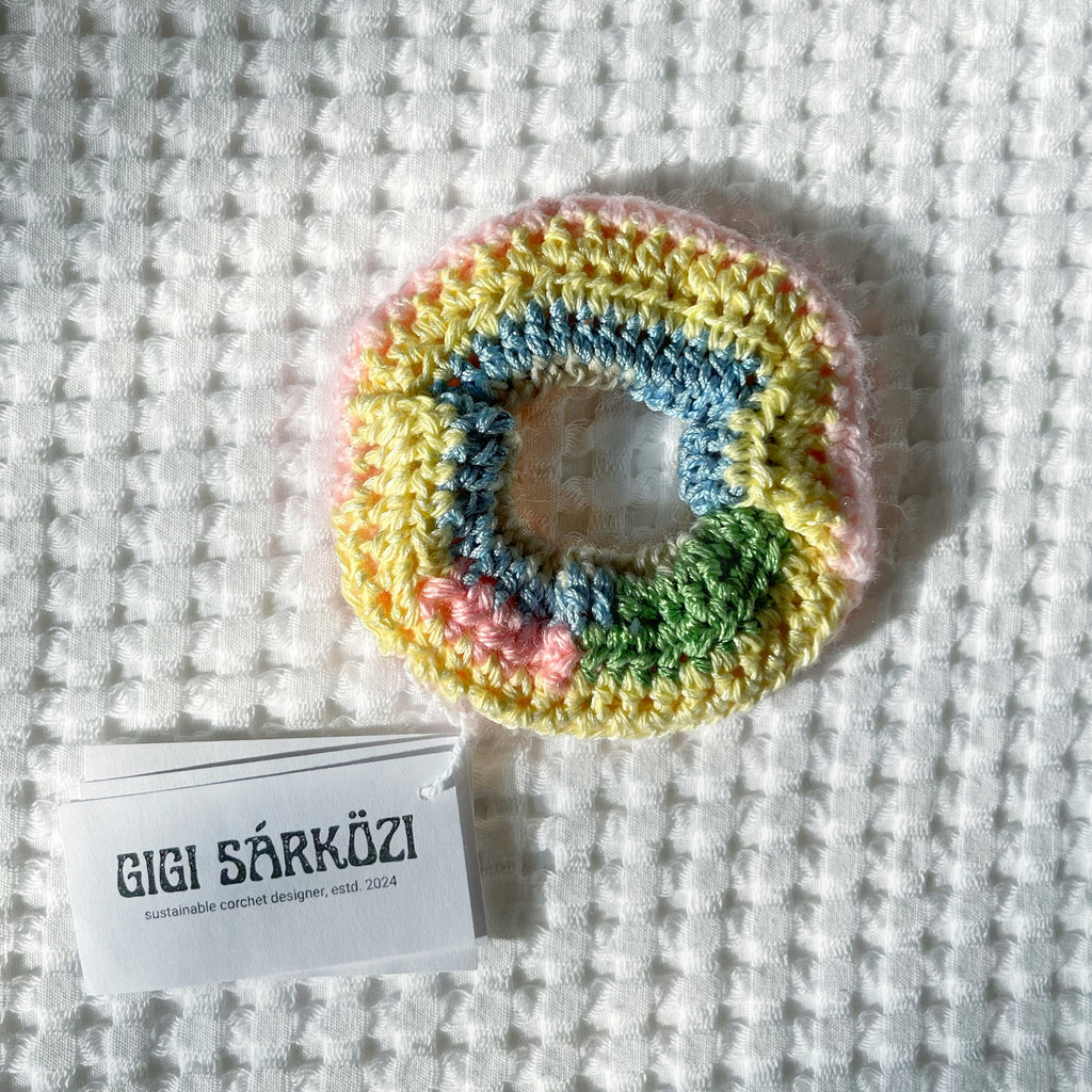 Eco Scrunchie - Spring Swirl - Smaller size