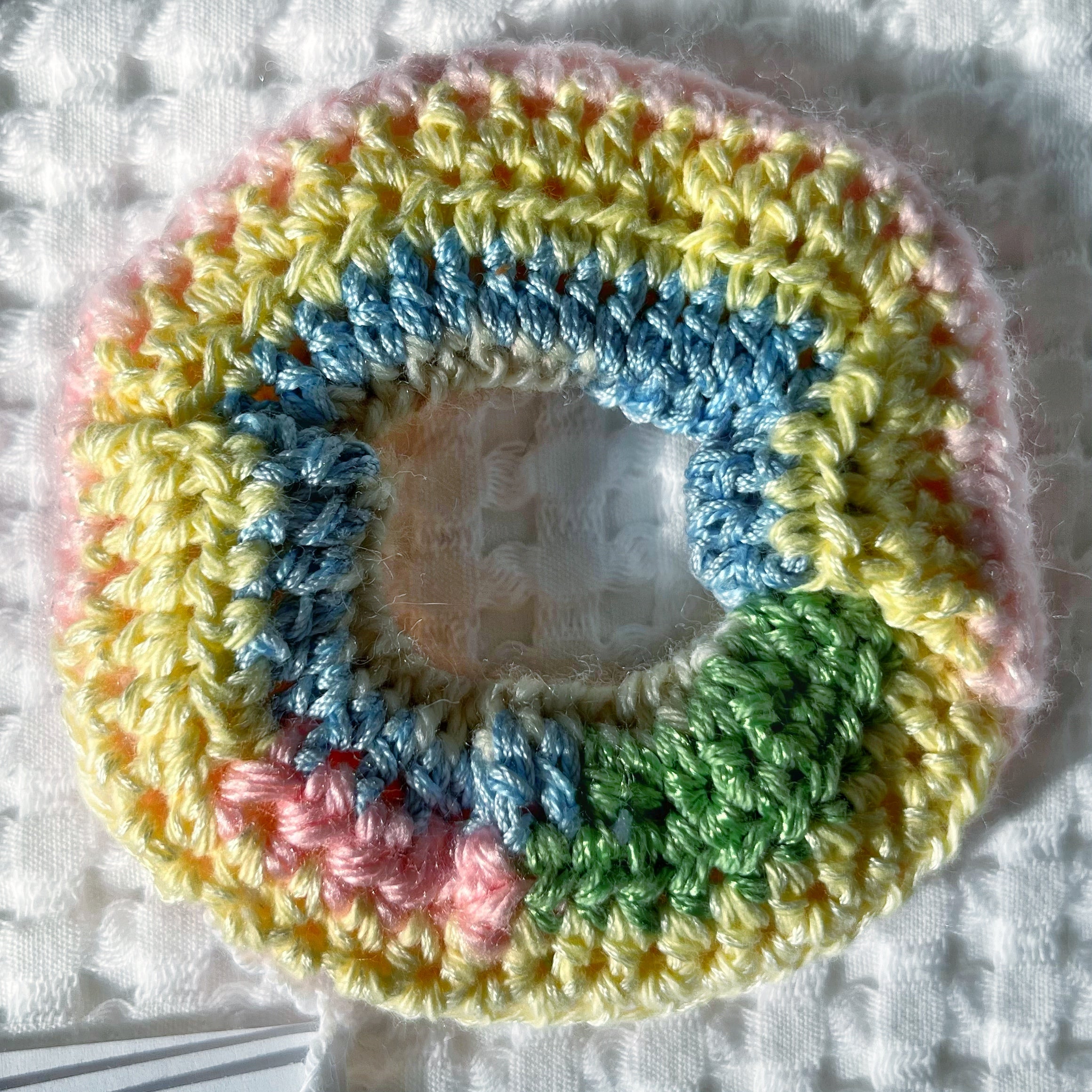 Eco Scrunchie - Spring Swirl - Smaller size