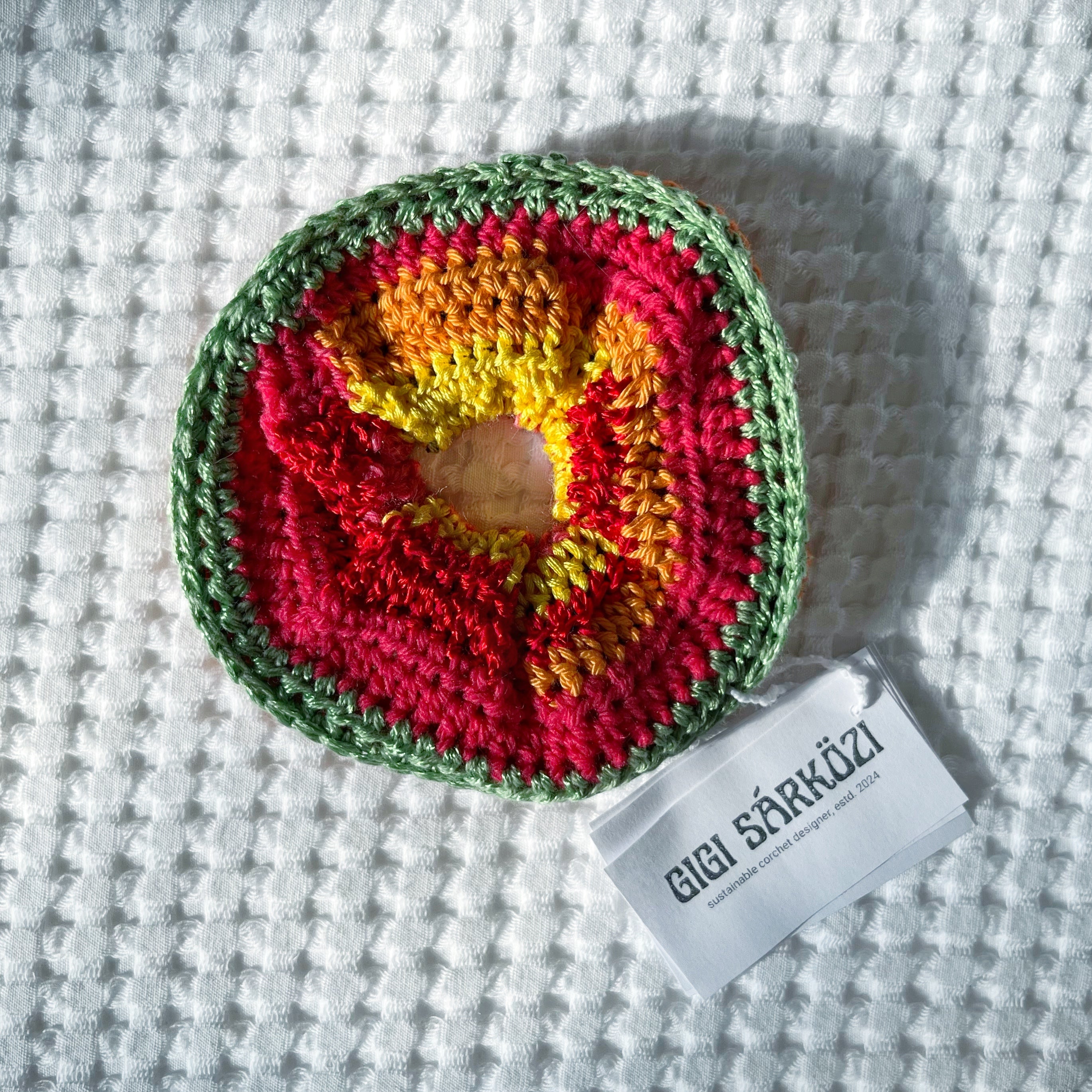 Eco Scrunchie - Sunset Kiss - Bigger size