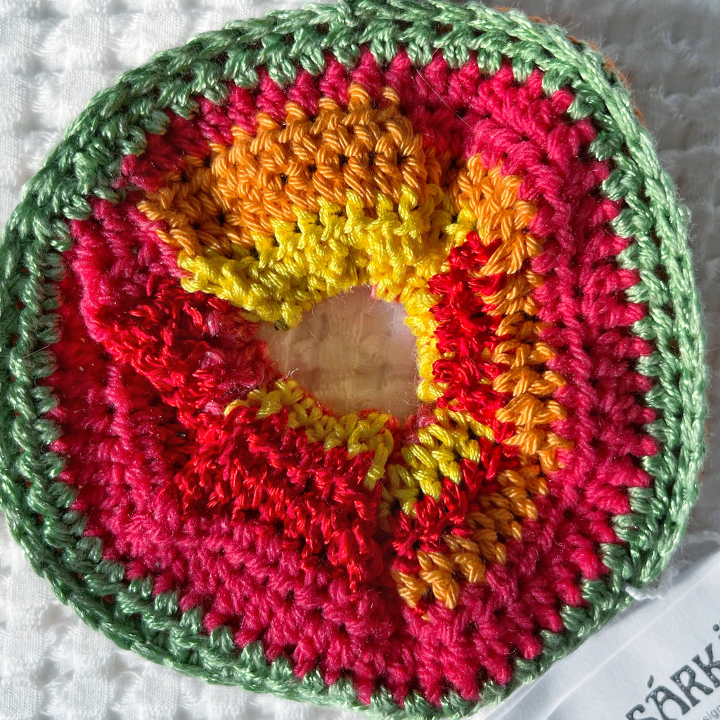 Eco Scrunchie - Sunset Kiss - Bigger size
