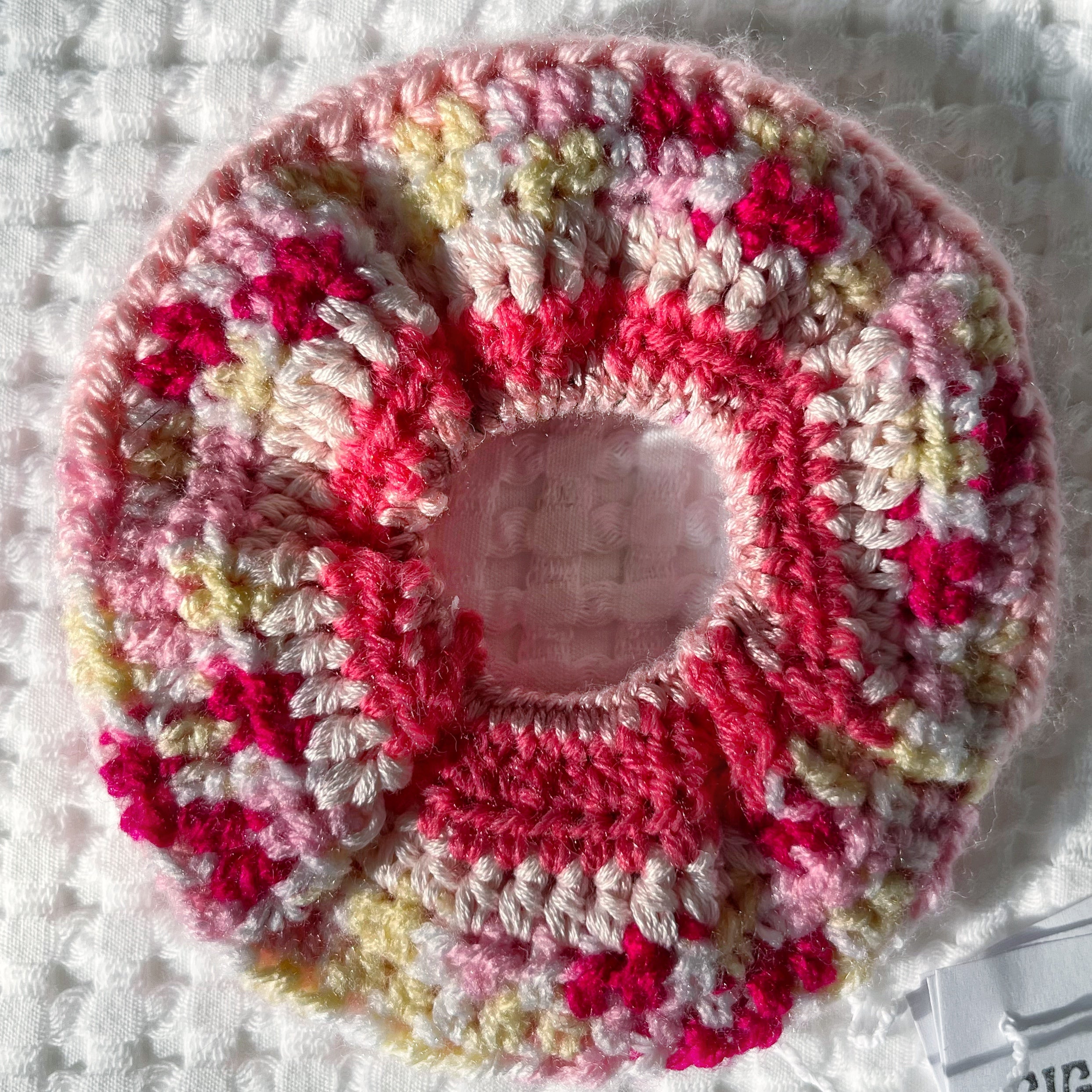 Eco Scrunchie - Bubblegum Bloom - Bigger Size