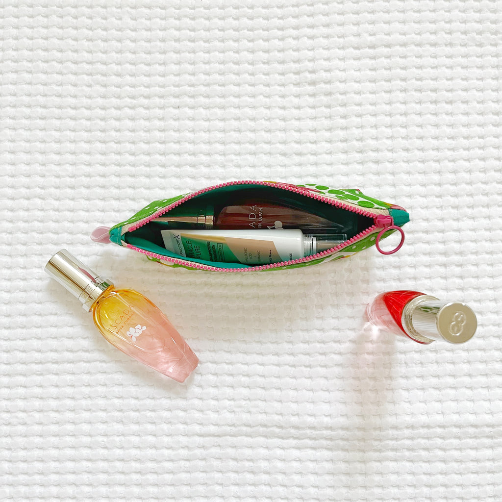 Eco Pouch - Polka Bloom