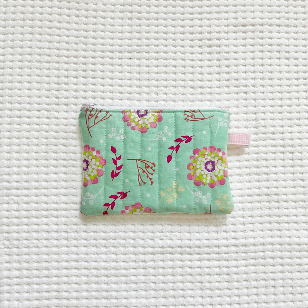 Eco Pouch - Minty Bloom