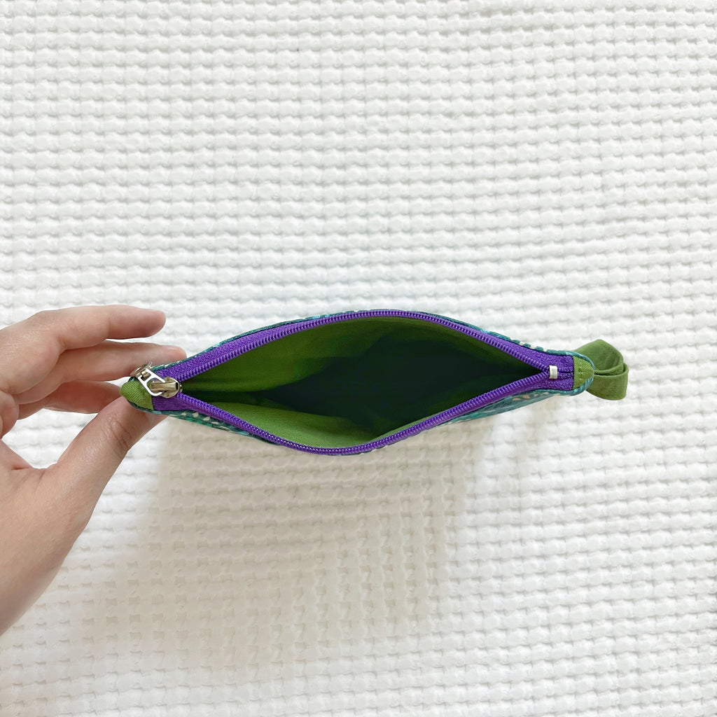 Eco Pouch - Mosaic Peacock