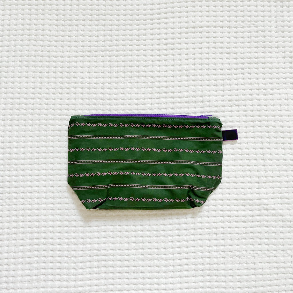 Eco Pouch - Emerald Plum