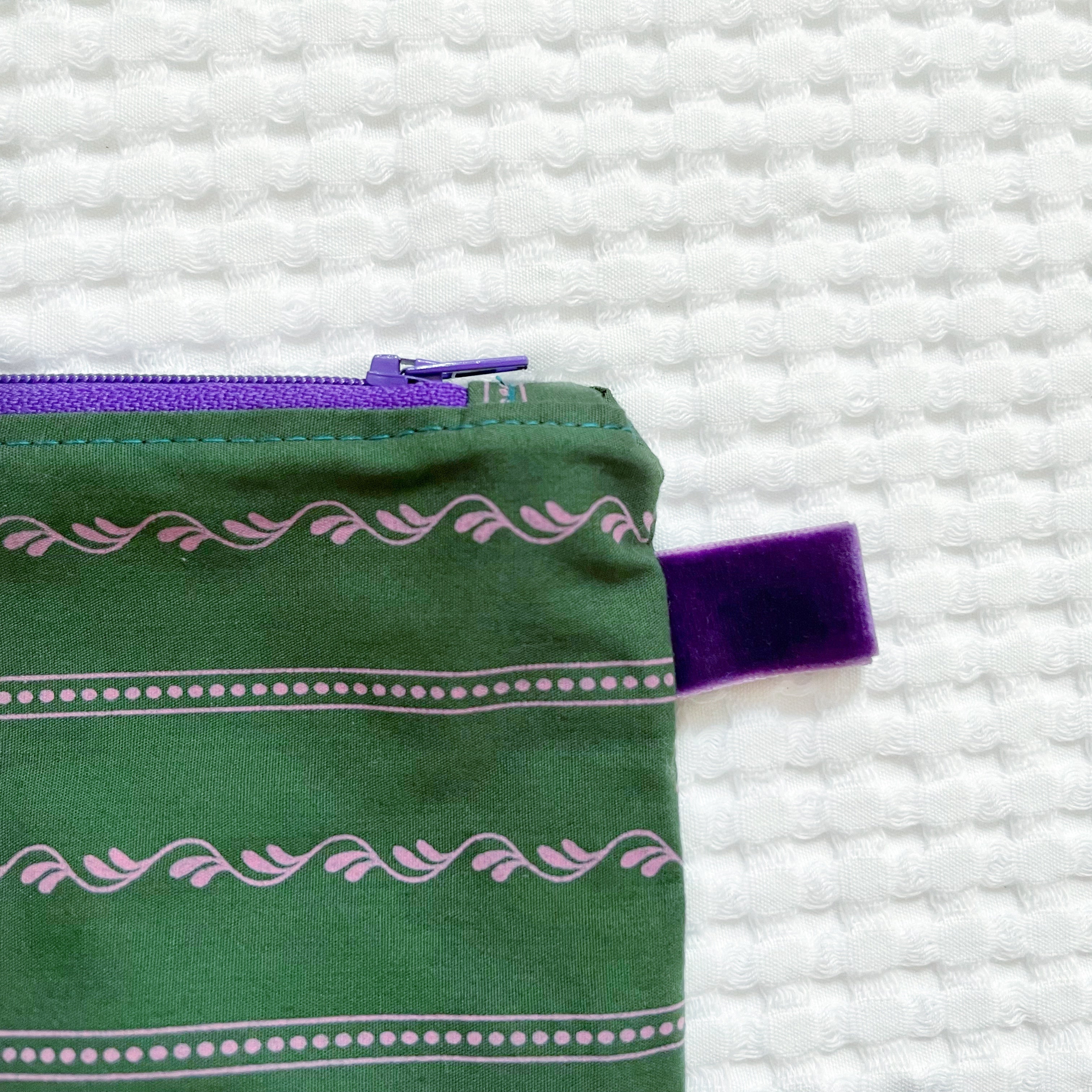 Eco Pouch - Emerald Plum