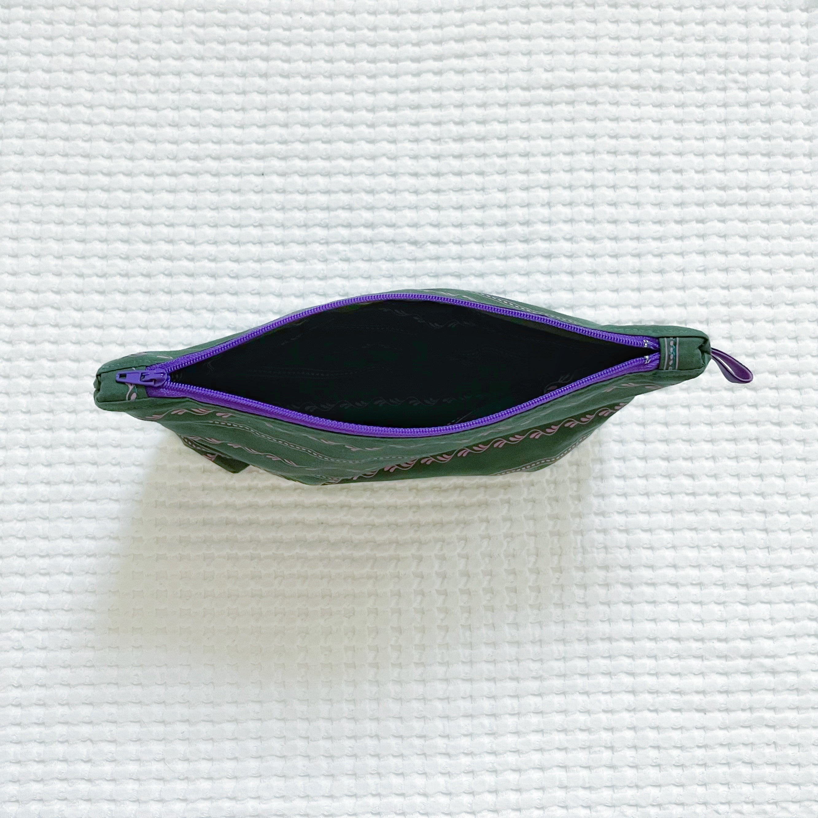 Eco Pouch - Emerald Plum