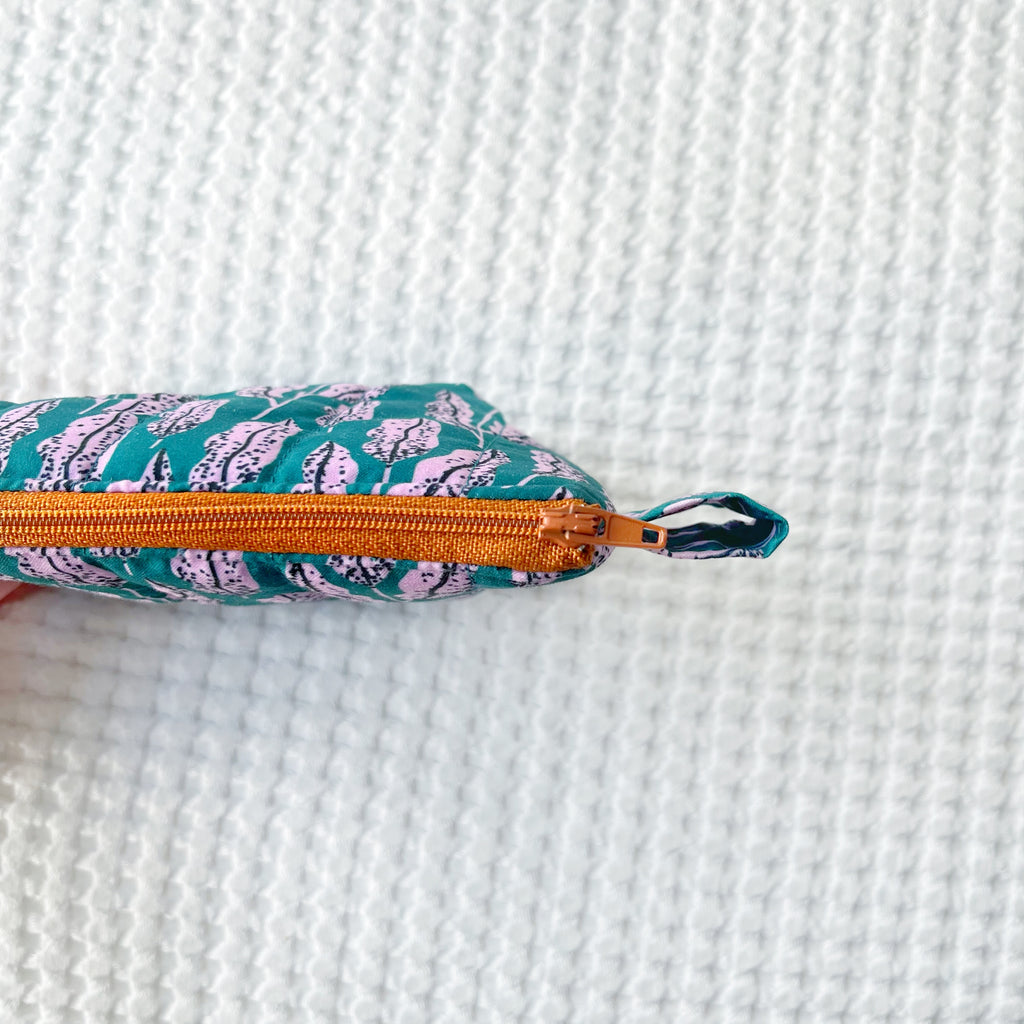 Eco Pouch - Green Foliage