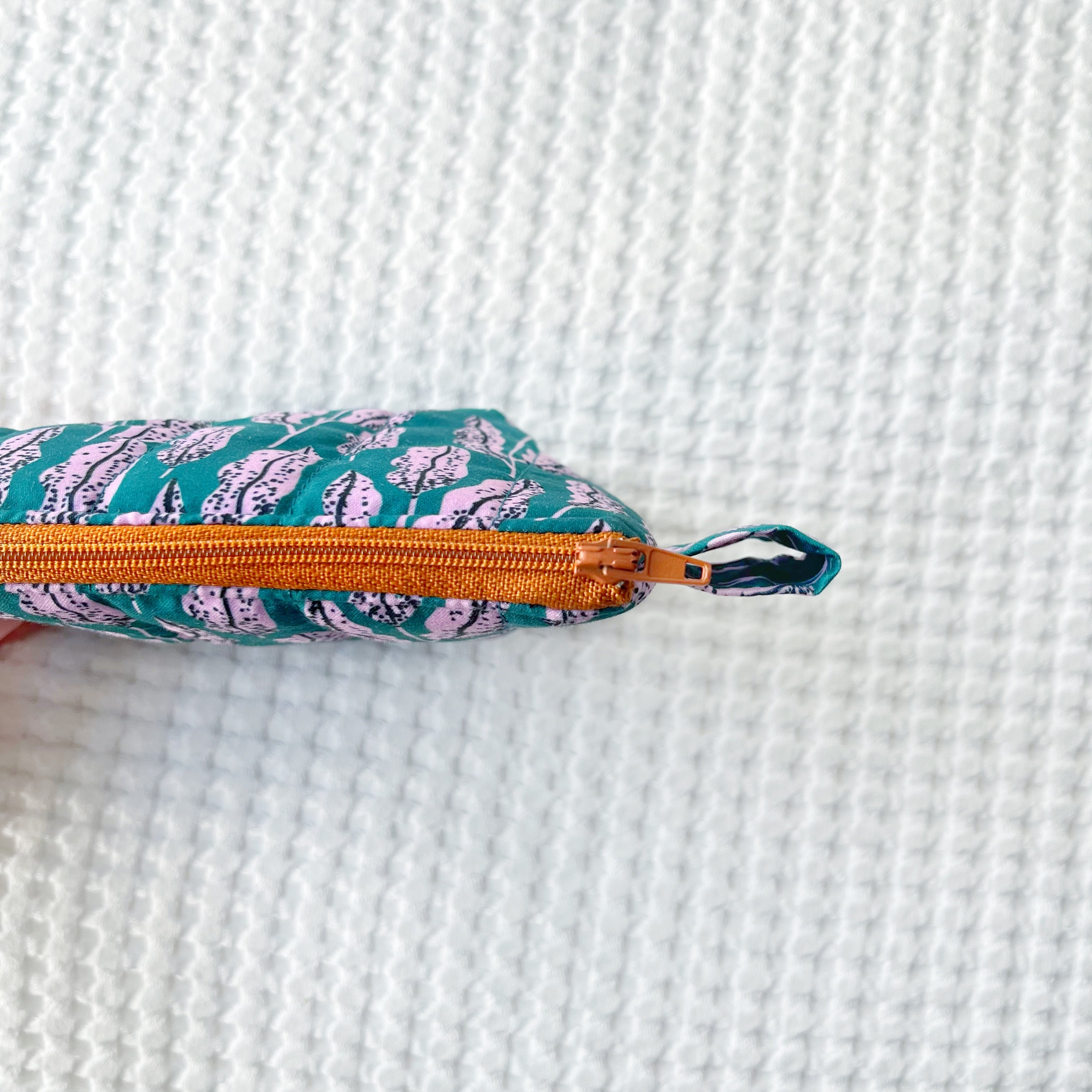 Eco Pouch - Green Foliage