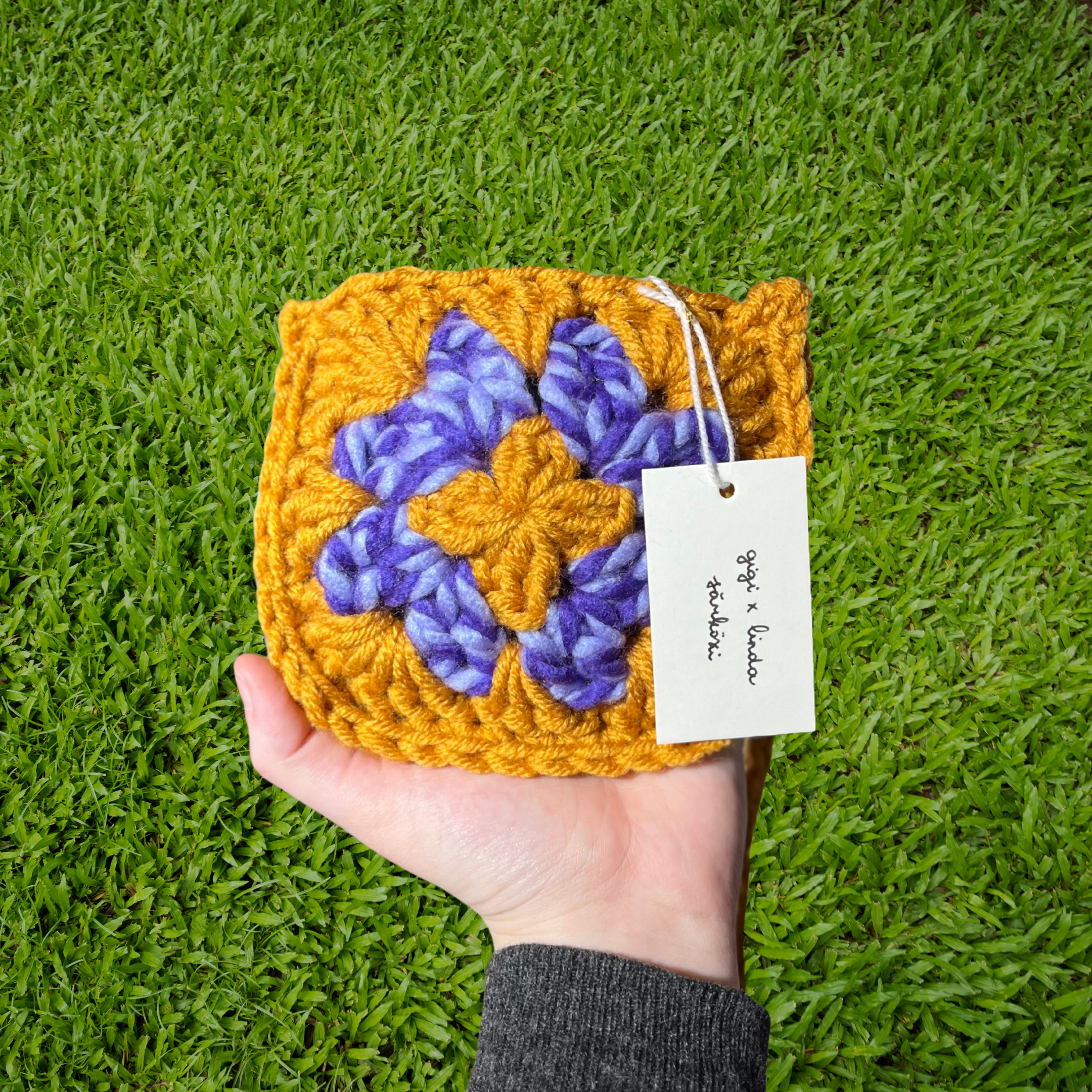 Mini Summer Bag - Yellow & Purple